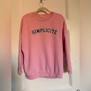 Mango Pink Crewneck Sweatshirt